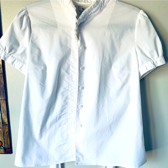 Worthington Pie Collar Tie Blouse MP - Picture 5 of 11